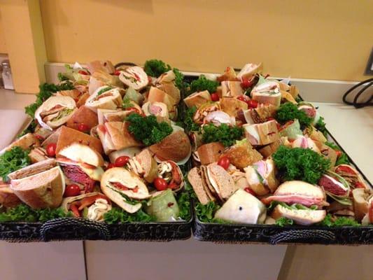 Sandwich platter made on fresh bread straight from our amazing bakeries!