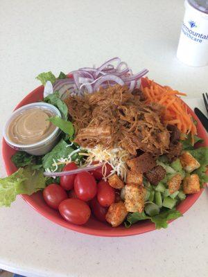 BBQ chicken salad $4.99  Delicious!!