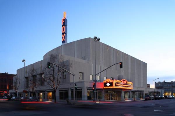 Exterior of building, taken at Monroe & Sprague