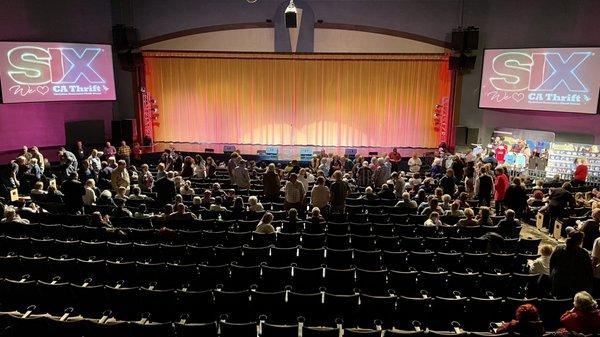 Theatre during intermission