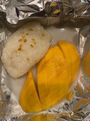 Mango, sticky rice