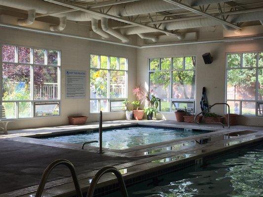 The indoor swimming pool is my favorite.