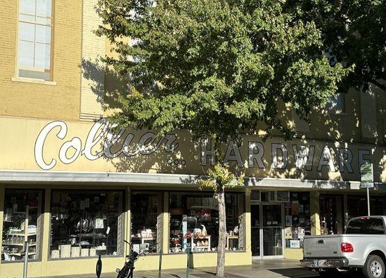 Collier Hardware in downtown Chico, California.