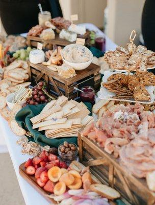 Charcuterie table of our dreams