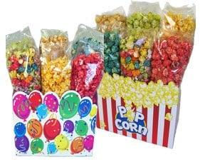 Gourmet popcorn gift baskets