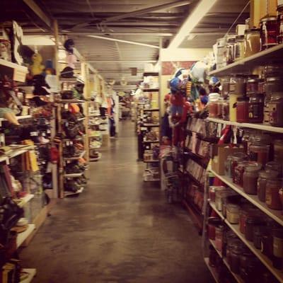 Aisles upon aisles of trinkets and knickknacks and what-have-yous