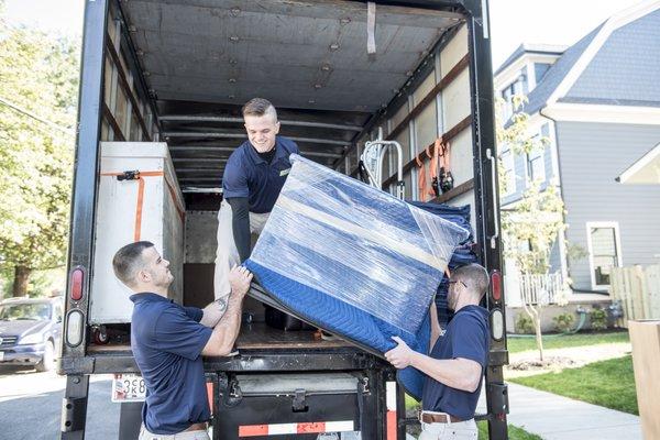 Team work makes the dreamwork here at Suburban Solutions Moving.  Check out these young men in Lansdale, PA