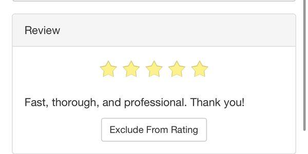 Customer reviews