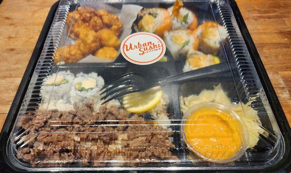 A very hearty lunch with generous food to take home (2/19/24)