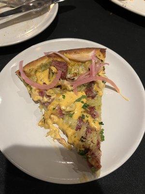 The Reuben pizza, best way to celebrate St. Patrick's Day