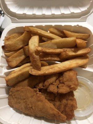 4 Piece Chicken Tenders Platter