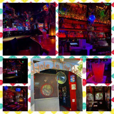 Montage of images from the Hole in the Wall Saloon