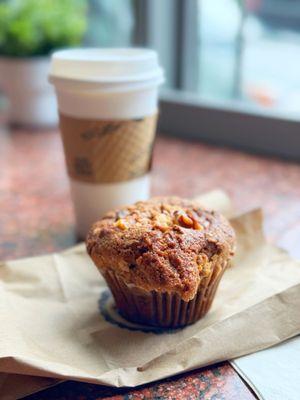 Lavender London Fog and muffin