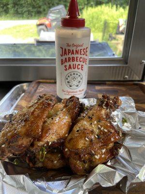 Asian smoked chicken wings