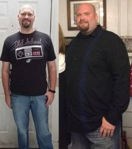 A total weightloss of 143 lbs - 114 lbs of fat and BMI of 24.5 from 43.5