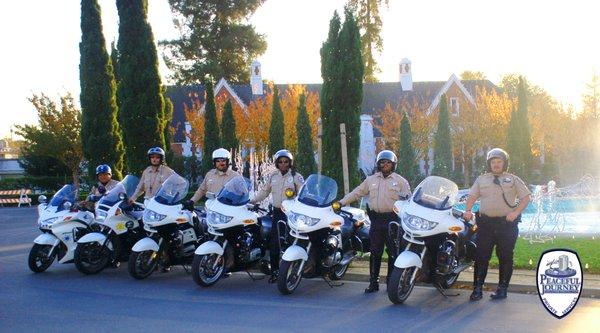 we also provide motorcycle funeral escorts