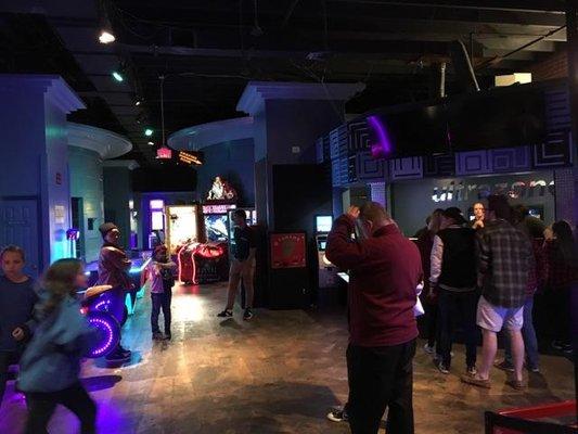 Reception area and Arcade at Ultrazone Bailey's Crossroads near Falls Church and Arlington Virginia