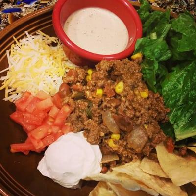 Deconstructed taco salad