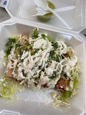 Chicken tostadas