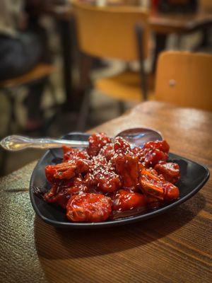 Pork Spareribs with Garlic and Sweet and Sour Sauce