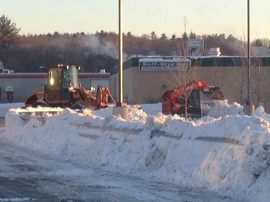 Snow Removal Crews At Work