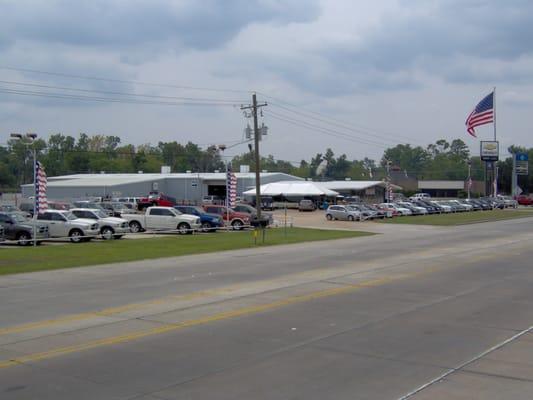 Corner of Highway 105 and FM326