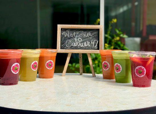 Try our freshly made juices and smoothies!