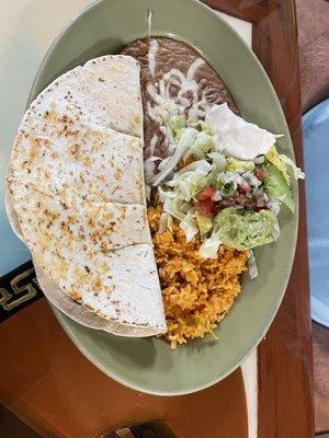 Carne asada quesadilla