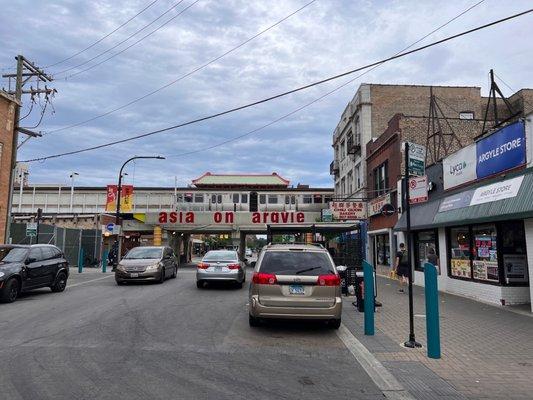 Right down the street from the Argyle red line stop