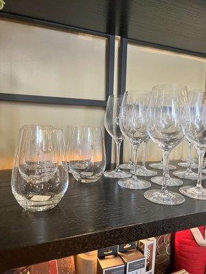 Anderson school wine glasses