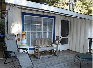 Tara Home (hospice cabin in the redwoods at Land of Medicine Buddha)