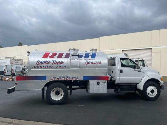 Septic pumping services offered by Rush Plumbing, Heating and Air are expedited. We can usually be there within 3 hours.