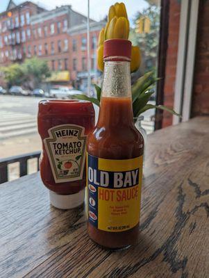 Old bay hot sauce!! Didn't know this was a thing