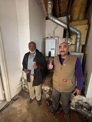 Greg approves and is happy with his new tankless water heater