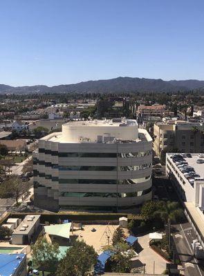 View from the 10th floor (facing North).