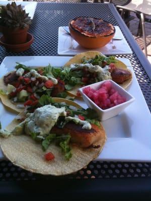 talapia gf tacos and broiled grapefruit