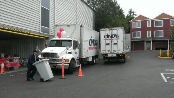 Barbur Storage Free Community Shredding Event was a big success!