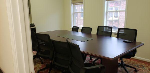 Our main conference room where we discuss traffic, immigration, criminal, and business law cases with our clients.