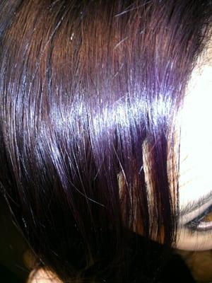 Purple hair!