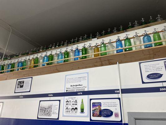 Vintage bottle collection