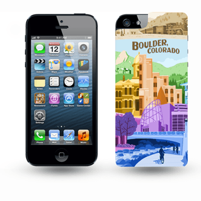 Show your Boulder love with this awesome Camp Steve iPhone 5/5s case.