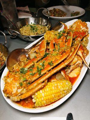 Jumbo Snow Crab and Shrimp Boil