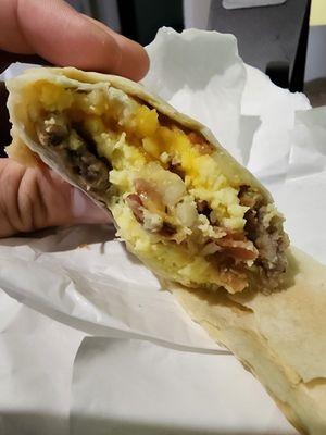 Breakfast Burrito (Inside)