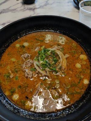 The most delicious Sate beef rice noodle bowl!