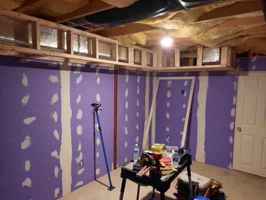 Drywall install, drywall repair- Contractor Doug