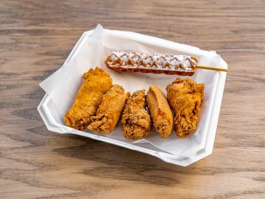 5 PC Wing & Waffle Plate