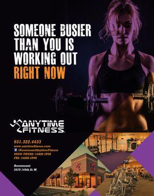 Large scale poster for Anytime Fitness