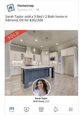 Sold listing