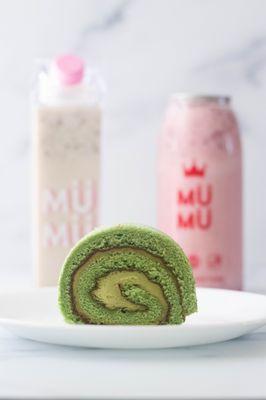 Green Tea Mini Roll Cake