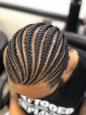 Simple cornrows